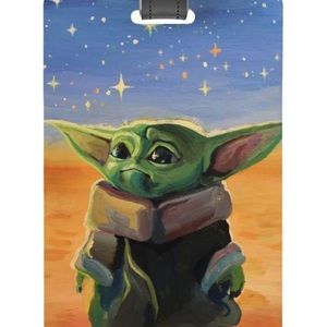 Din Grogu, Baby Yoda luggage tag. New